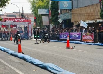 Diusulkan ke Pusat, Blora Bakal Miliki Arena Khusus Sirkuit Balap Roadrace 25 Event Dragbike di Kabupaten Blora. Foto : Eko Wicaksono/Lingkar