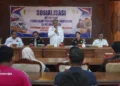 Sosialisasi Peraturan Perundang-Undangan di Bidang Cukai yang berlangsung di Aula Sultan Hadlirin Lantai 3 Gedung OPD Bersama, Jepara, Rabu, 19 Agustus 2026. (Tomi Budianto/Lingkarjateng.id)