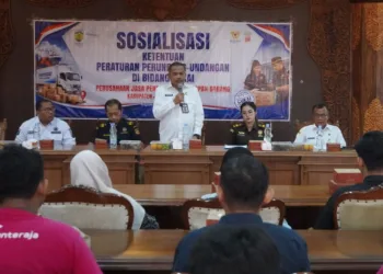 Sosialisasi Peraturan Perundang-Undangan di Bidang Cukai yang berlangsung di Aula Sultan Hadlirin Lantai 3 Gedung OPD Bersama, Jepara, Rabu, 19 Agustus 2026. (Tomi Budianto/Lingkarjateng.id)