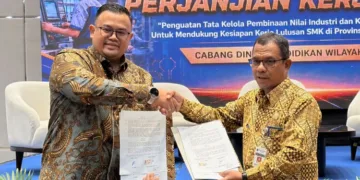 Kawasan Ekonomi Khusus (KEK) Industropolis Batang bersama Dinas Pendidikan Provinsi Jawa Tengah teken kerja sama penguatan karakter dan kesiapan kerja peserta didik serta lulusan sekolah menengah kejuruan (SMK). (dok for Lingkarjateng.id)