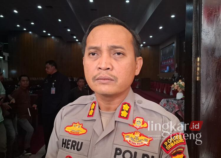 Pembunuhan Bos Konter HP di Ambarawa Semarang, Polisi Dalami Dugaan Pelaku Orang Dekat 25 Kapolres Semarang, AKBP Heru Dwi Purnomo. (Hesty Imaniar/Lingkarjateng.id)