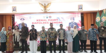 Bupati Kendal, Dyah Kartika Permanasari, saat menghadiri acara Kenal Pamit Kapolres Kendal di Pendopo Tumenggung Bahurekso, Senin malam, 3 Agustus 2026. (Humas Pemkab Kendal/Lingkarjateng.id)