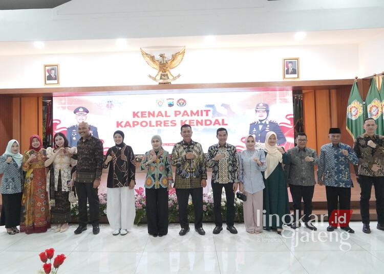 Bupati Kendal, Dyah Kartika Permanasari, saat menghadiri acara Kenal Pamit Kapolres Kendal di Pendopo Tumenggung Bahurekso, Senin malam, 3 Agustus 2026. (Humas Pemkab Kendal/Lingkarjateng.id)