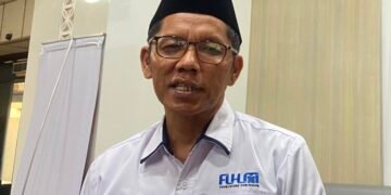 Ketua LFSP Jawa Tengah, Hasyim Muhammad, saat ditemui di Co Working Space, Kantor Gubernur Jawa Tengah, Selasa, 18 Agustus 2026. (Rizky Syahrul Al-Fath/Lingkarjateng.id)