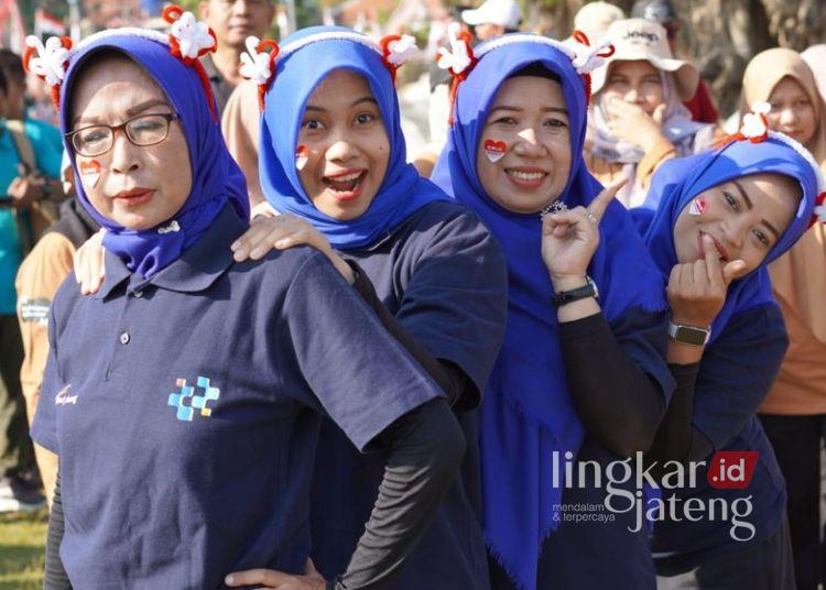 Perangkat Daerah di Jepara Lomba Teklek Meriahkan HUT ke-81 RI 25 Pegawai Badan Pusat Statistik Kabupaten Jepara mengikuti lomba peringatan HUT ke-81 RI di Alun-Alun I Jepara pada Kamis, 6 Agustus 2026. (dok for Lingkarjateng.id)