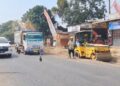 Proyek Betonisasi Jalan Jepara-Kelet Dimulai, Segini Anggarannya 36 Aktivitas pengerjaan proyek betonisasi Jalan Jepara-Kelet di Desa Sekuro, Kecamatan Mlonggo, Kabupaten Jepara, Jumat, 7 Agustus 2026. (Tomi Budianto/Lingkarjateng.id)