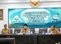 Wakil Gubernur Jawa Tengah, Taj Yasin Maimoen, memimpin rapat koordinasi persiapan penyelenggaraan Musabaqah Tilawatil Quran (MTQ) Nasional XXXI di kantor gubernur pada Senin, 24 Agustus 2026. (dok for Lingkarjateng.id)