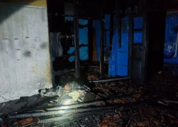 Kondisi rumah warga Dukuh Sengon, Desa Pungangan, Kecamatan Limpung, Kabupaten Batang usai terbakar pada Selasa, 18 Agustus 2026 malam. (dok for Lingkarjateng.id)