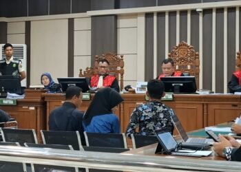 Sejumlah saksi dihadirkan dalam sidang dugaan korupsi yang menjerat Bupati Pati nonaktif Sudewo di Pengadilan Tipikor Kota Semarang, Senin, 10 Agustus 2026. (Rizky Syahrul Al-Fath/Lingkarjateng.id)