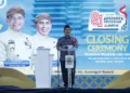 Wakil Gubernur Jawa Tengah, Taj Yasin Maimoen, saat menutup Pameran Program dan UMKM HUT ke-81 Provinsi Jawa Tengah di Halaman Kantor Gubernur Jateng, Sabtu, 22 Agustus 2026. (Humas Pemprov Jateng/Lingkarjateng.id)