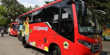 ILUSTRASI: Bus Trans Jateng. (dok for Lingkarjateng.id)
