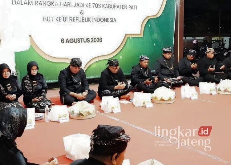 Suasana tasyakuran hari jadi ke-703 di Pendopo Kemiri pada Kamis 6 Agustus 2026. (dok for Lingkarjateng.id)