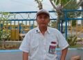 Wakil Ketua DPRD Kabupaten Pekalongan H. Sumar di kawasan pesisir Wonokerto, Jumat (7/8/2026). Foto : Fahri Akbar/lingkar