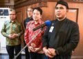 Wakil Gubernur Jawa Tengah Taj Yasin (kiri) usai menghadiri Rapat Koordinasi Daerah Pelaksanaan Sensus Ekonomi 2026 di Grhadika Bhakti Praja, Semarang, Kamis, 6 Agustus 2026. (dok for Lingkarjateng.id)
