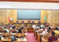 DPRD bersama Pemkab Pati saat audiensi dengan asosiasi peternak unggas pada Selasa, 18 Agustus 2026. (Lingkarjateng.id)
