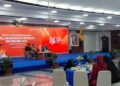 Wakil Kepala BPS RI, Sonny Harry Budiutomo saat rapat Koordinasi Daerah Pelaksanaan Sensus Ekonomi 2026 di Gedung Grahadika Bhakti Praja, Kota Semarang, Kamis, 6 Agustus 2026 sore. (Rizky Syahrul/Lingkarjateng.id)
