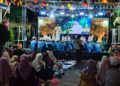 Bupati Jepara Witiarso Utomo menghadiri Jepara Bersholawat di halaman Masjid Baiturrahim, Desa Tulakan, Kecamatan Donorojo, Senin, 3 Agustus 2026 malam. (Dok. Pemkab Jepara/Lingkarjateng.id)