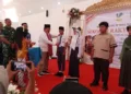 Wakil Ketua Komisi VIII DPR RI, Abdul Wachid menghadiri pembukaan Masa Pengenalan Lingkungan Sekolah (MPLS) Sekolah Rakyat Terpadu (SRT) di Desa Suwawal Timur, Kecamatan Pakisaji, pada Kamis, 20 Agustus 2026. (Tomi Budianto/Lingkarjateng.id)