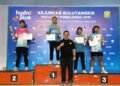 Sukses Gelar Kejurkab Bulutangkis 2026, Karsono Harap Cetak Talenta Berprestasi 35 Ketua PBSI Kabupaten Purbalingga, Karsono, yang juga Anggota Komisi D DPRD Provinsi Jawa Tengah foto bersama peraih juara Kejuaraan Kabupaten (Kejurkab) Bulutangkis Piala PBSI Purbalingga 2026. (Dok. Pribadi/Lingkarjateng.id)