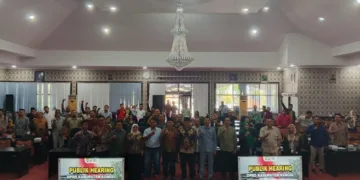 DPRD Kendal menggelar public hearing raperda penataan dan pengendalian tempat hiburan dan rekreasi, Selasa 18 Agustus 2026. (Dok. Pribadi/Lingkarjateng.id)