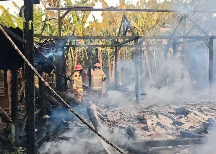 Kebakaran rumah di Kabupaten Kendal. (Dok. Pribadi/Lingkarjateng.id)