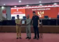 DPRD Kendal terima penyampaian Raperda dari Pemkab Kendal dalam rapat paripurna, Senin, 31 Agustus 2026. (Anik Kustiani/Lingkarjateng.id)