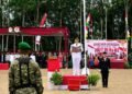 Camat Patean Kendal Jadi Inspektur Upacara HUT ke-81 RI, Ini Harapannya 35 Camat Patean, Muh Syamsudluha Tantomi saat menjadi inspektur upacara peringatan Hari Ulang Tahun (HUT) ke-81 Kemerdekaan Republik Indonesia di Lapangan Dusun Kalipuru, Desa Gedong, Kecamatan Patean, Kabupaten Kendal, Senin, 17 Agustus 2026. (dok. Pribadi/Lingkarjateng.id)
