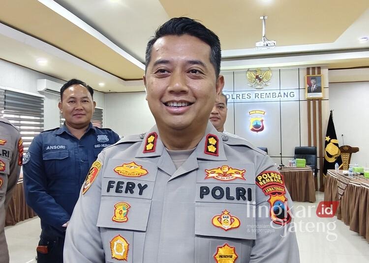 Kapolres Rembang, AKBP Muhammad Solikhin Fery. (Vicky Rio/Lingkarjateng.id)