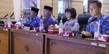 Rakor Pemerintah Digital Kabupaten Grobogan yang dipimpin Sekretaris Daerah (Sekda) Grobogan Anang Armunanto, Kamis (17/9/2026). Foto : Dok.Setda Grobogan for Lingkar