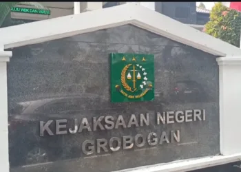 Kantor Kejaksaan Negeri Grobogan. Foto : Abror/Lingkar
