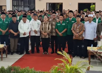 Suasana Inagurasi dan Pelantikan GP Ansor Kota Semarang di Rumah Dinas Wali Kota Semarang, Minggu (27/9) malam. Foto : Lingkar Network/Syahril
