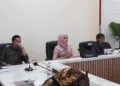 Bupati Kendal, Dyah Kartika Permanasari (tengah), dalam rapat koordinasi tindak lanjut progress program KPK di Ruang Ngesti Widhi, Senin, 28 September 2026. (Anik Kustiani/Lingkarjateng.id)
