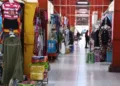 Sejumlah ruko di Pasar Sidomakmur Blora. (Eko Wicaksono/Lingkarjateng.id)