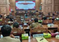 DPRD Pati dan Pemkab Pati rapat paripurna dalam agenda membahas sejumlah Raperda, Senin, Senin, 14 September 2026. (Lingkarjateng.id)