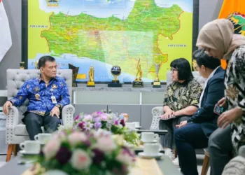 Gubernur Jawa Tengah, Ahmad Luthfi, menerima audiensi dengan perwakilan Kedutaan Besar Inggris dan Techne Praxis International di kantornya, Kamis, 17 September 2026. (Humas Pemprov Jateng)