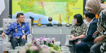 Gubernur Jawa Tengah, Ahmad Luthfi, menerima audiensi dengan perwakilan Kedutaan Besar Inggris dan Techne Praxis International di kantornya, Kamis, 17 September 2026. (Humas Pemprov Jateng)