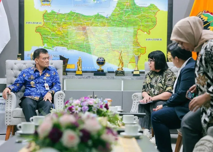 Gubernur Jawa Tengah, Ahmad Luthfi, menerima audiensi dengan perwakilan Kedutaan Besar Inggris dan Techne Praxis International di kantornya, Kamis, 17 September 2026. (Humas Pemprov Jateng)