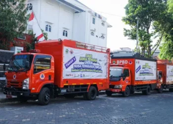 Pemerintah Provinsi Jawa Tengah mengirimkan bantuan logistik yang akan dikirim untuk korban gempa di Nusa Tenggara Timur (NTT) pada Selasa, 1 September 2026. (Humas Pemprov Jateng)