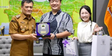 Gubernur Jawa Tengah, Ahmad Luthfi, saat menerima audiensi CEO 3EEE Inc Japan Norio Tanaka dan Head of the President’s Office Hideo Mori di Kota Semarang, Senin, 21 September 2026. (Humas Pemprov Jateng/Lingkarjateng.id)