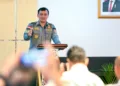 Gubernur Jawa Tengah, Ahmad Luthfi, saat membuka Sosialisasi Penguatan Integritas, Budaya Antikorupsi, dan Gratifikasi di Gedung C Merah Putih Lantai 10, Kompleks Kantor Pemprov Jateng, Kota Semarang, Rabu, 30 September 2026. (Rizky Syahrul Al-Fath/Lingkarjateng.id)