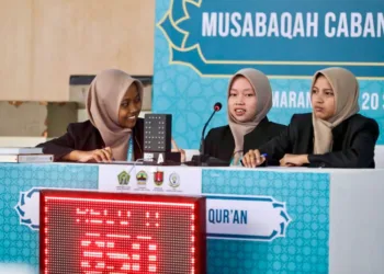 Kafilah Jawa Tengah berkompetisi pada cabang Fahmil Qur’an MTQ Nasional di Kampus 3 UIN Walisongo Semarang, Senin, 14 September 2026. (dok Humas Pemprov Jateng/Lingkarjateng.id)