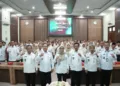 Bupati Demak Eisti’anah dalam Rakor Persiapan Pelaksanaan Evaluasi SAKIP di Grhadika Bina Praja Kabupaten Demak. Foto : Lingkar Network / Burhan