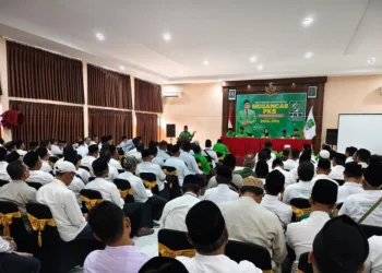 Musyawarah Anak Cabang (Musancab) PKB se-Kabupaten Pekalongan masa bakti 2026-2031 di Hotel Indonesia Kajen, Sabtu (12/9/2026). Foto : Fahri Akbar / Lingkar