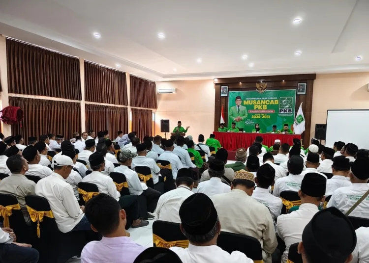 Musyawarah Anak Cabang (Musancab) PKB se-Kabupaten Pekalongan masa bakti 2026-2031 di Hotel Indonesia Kajen, Sabtu (12/9/2026). Foto : Fahri Akbar / Lingkar