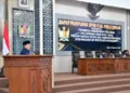 (Plt) Bupati Pekalongan Sukirman dalam Rapat Paripurna DPRD Kabupaten Pekalongan, Rabu (16/9/2026). Foto : Fahri Akbar/Lingkar