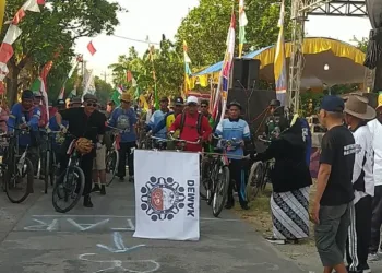 Para pecinta sepeda tua saat mengikuti temu triwulan di Club ROSA, Desa Bumiharjo, Kecamatan Guntur, Kabupaten Demak, Minggu (27/9). Foto : Lingkar Network/Burhan