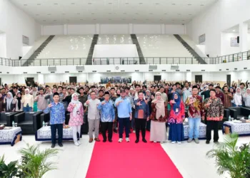 Plt Bupati Pekalongan, Sukirman saat menghadiri kegiatan Campus Finance Talk yang digelar di UIN K.H. Abdurrahman Wahid (Gus Dur) Pekalongan, Jum’at (25/9/2026). Foto : Prokompim Setda Kab Pekalongan for Lingkar