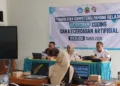 Para pamong di SKB mengikuti pembelajaran coding hingga AI. Foto : Eko Wicaksono/Lingkar