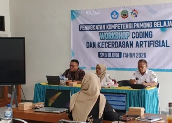 Para pamong di SKB mengikuti pembelajaran coding hingga AI. Foto : Eko Wicaksono/Lingkar