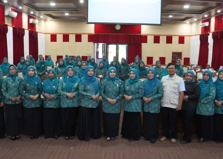 Tim Penggerak Pemberdayaan dan Kesejahteraan Keluarga (TP PKK) Kabupaten Jepara menggelar sosialisasi Program ATM Mijel (Minyak Jelantah) di Gedung Shima pada Kamis, 3 September 2026. (Tomi Budianto/Lingkarjateng.id)